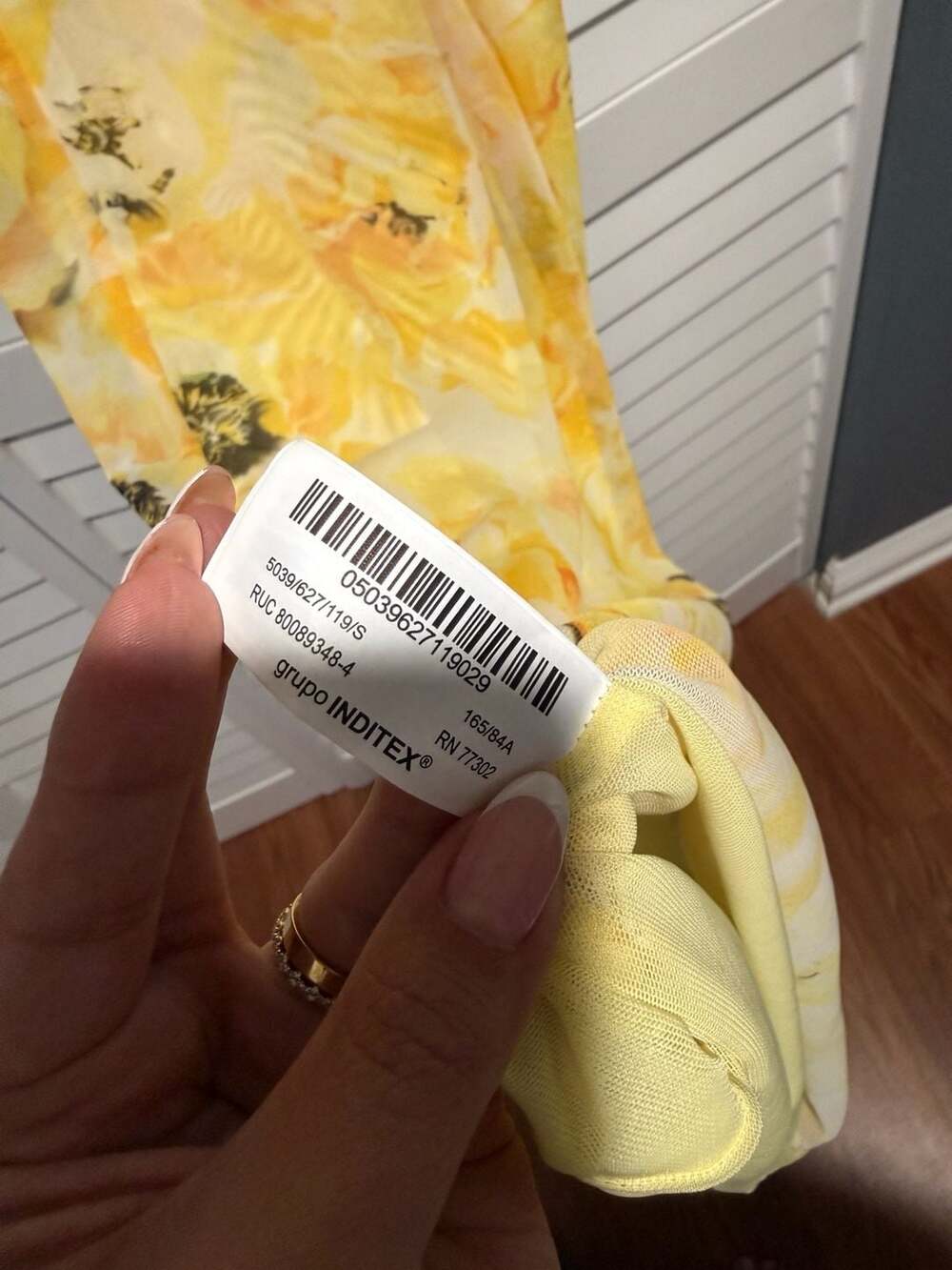 Zara Yellow Floral Mesh Maxi Dress With Open Twist Back - Picture 5 of 6